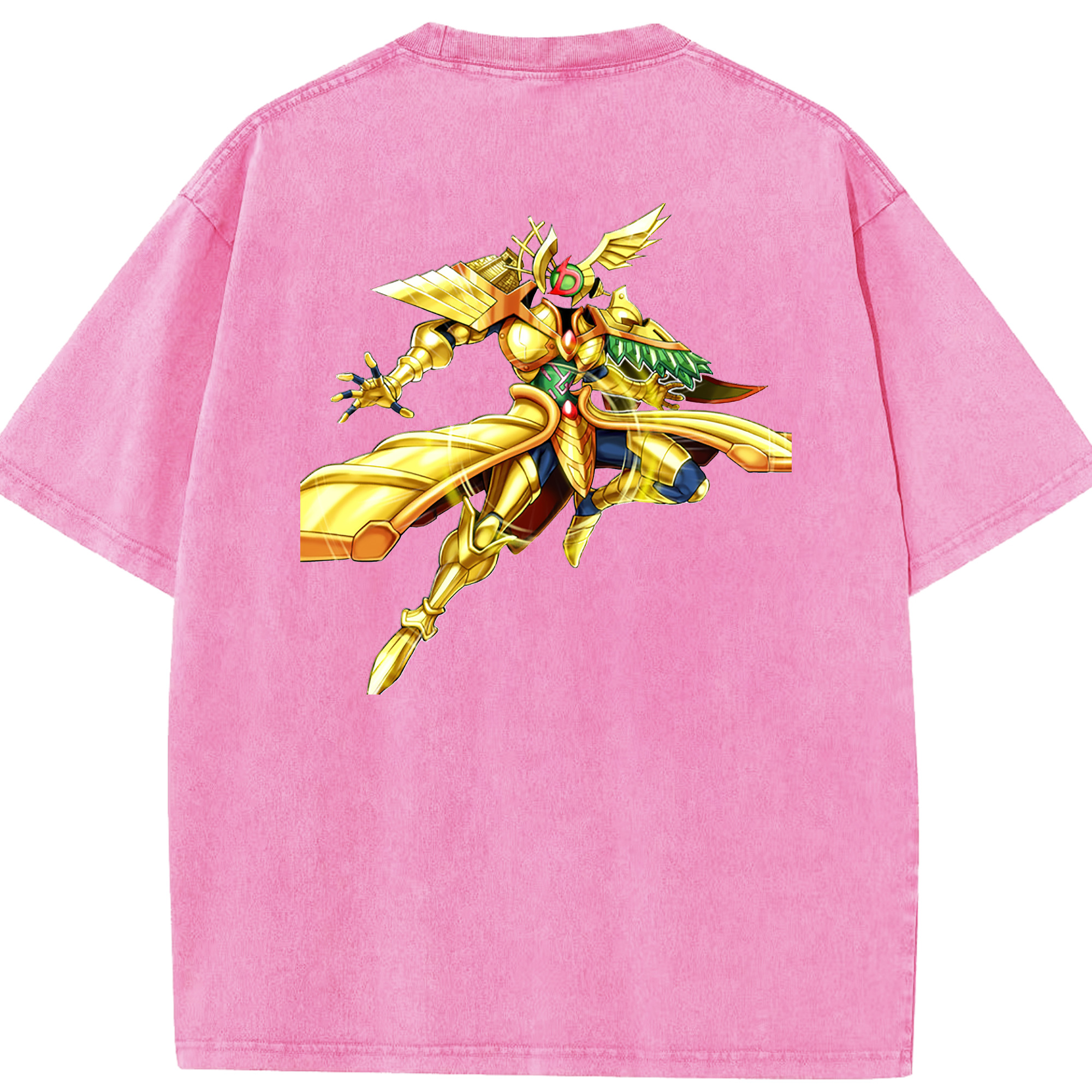 （画像用） 遊☆戯☆王 Yu-Gi-Oh! 綿100% ヴィンテージ風 半袖Tシャツ（背面プリント）